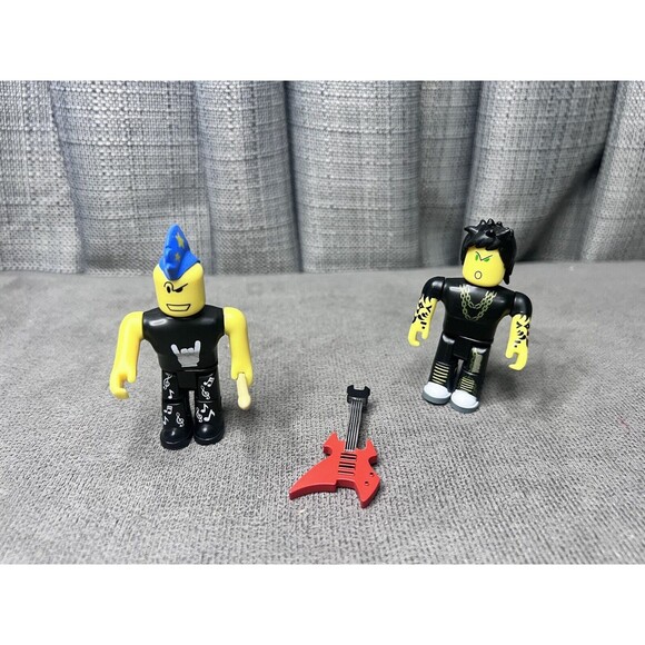 ROBLOX Punk Rocker Figures Drums Guitar Lot Toy Video Game Incomplete - Picture 7 of 11